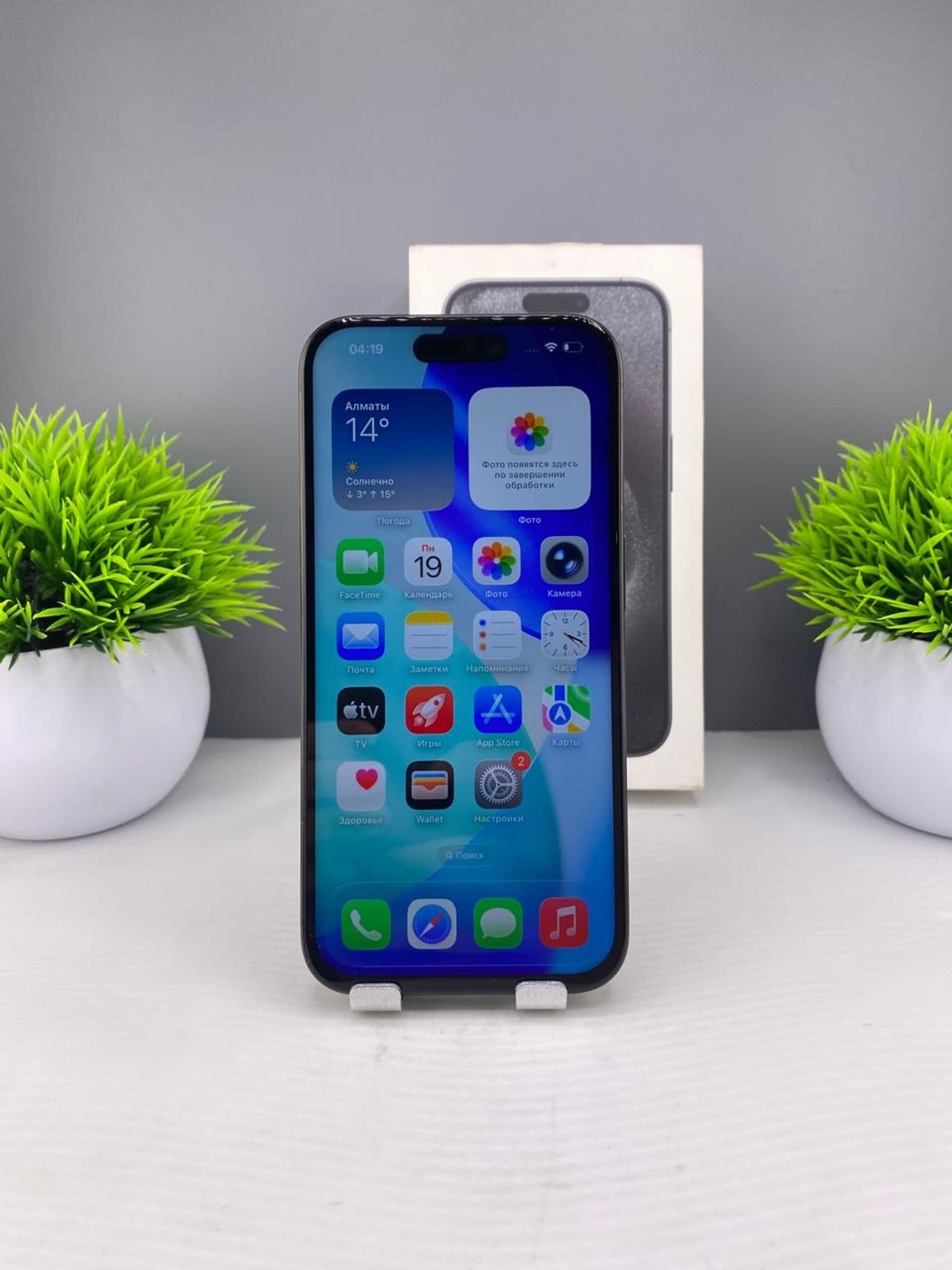 iPhone 15 Pro, 128 ГБ, Черный — фото 2