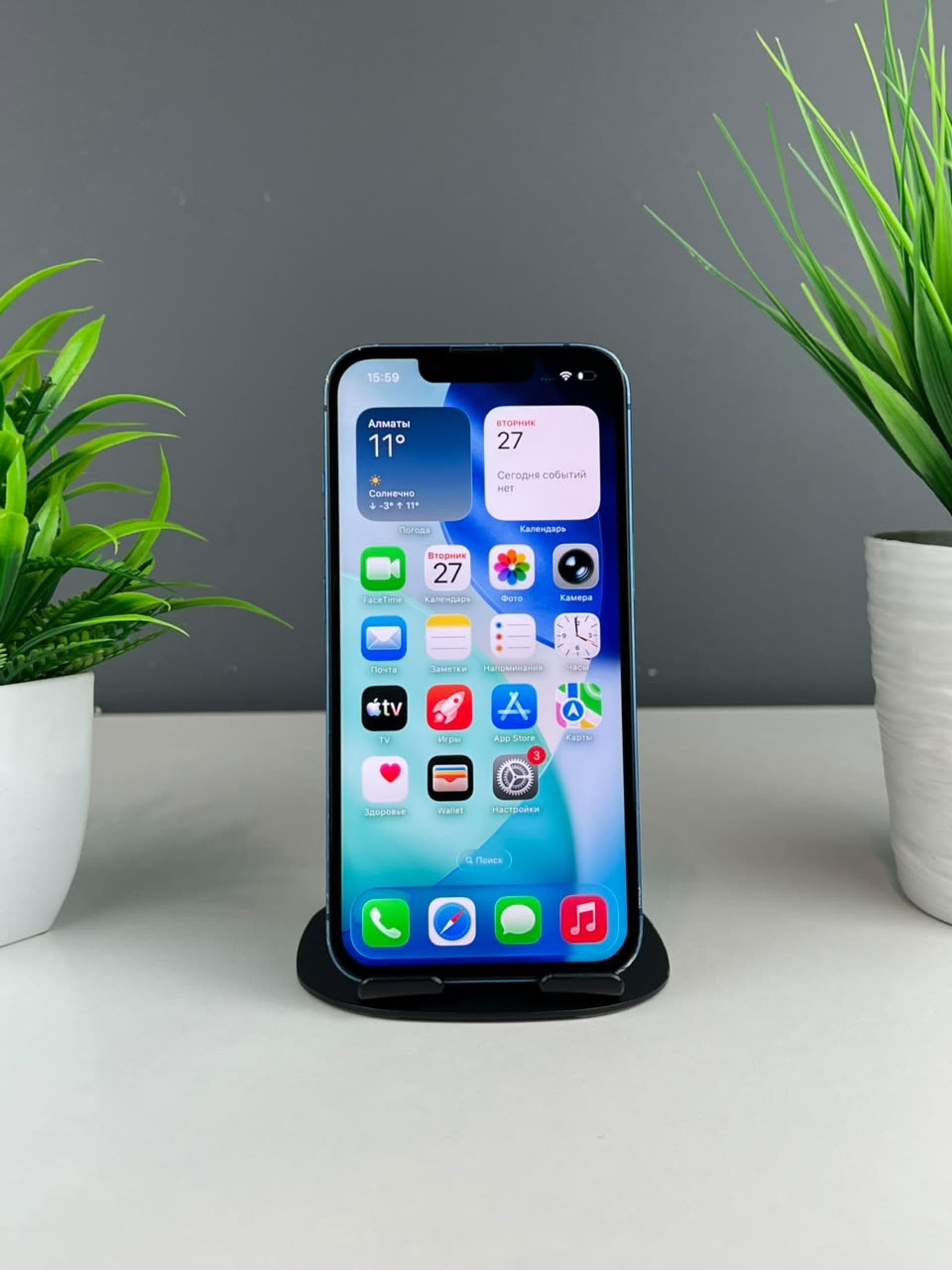 iPhone 13, 128 ГБ, Синий — фото 3