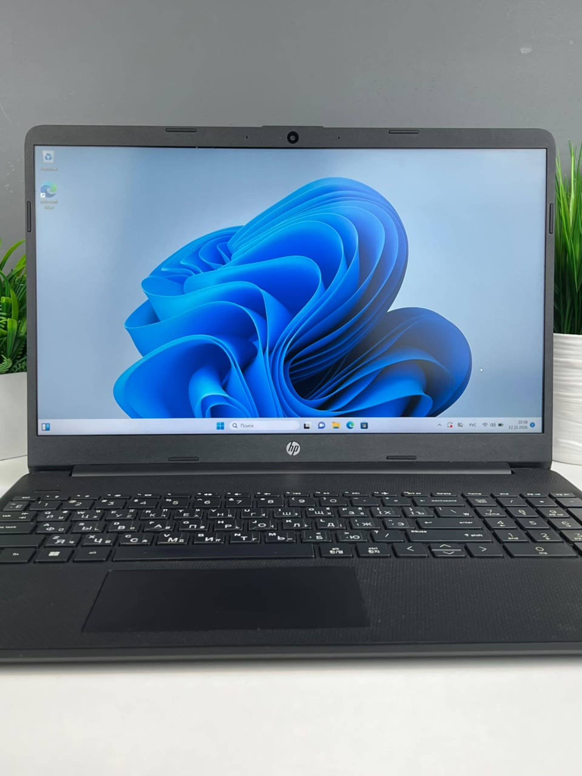 HP Ryzen 5, 8 ГБ / 256 ГБ, 15.4″, Қара — фото 3