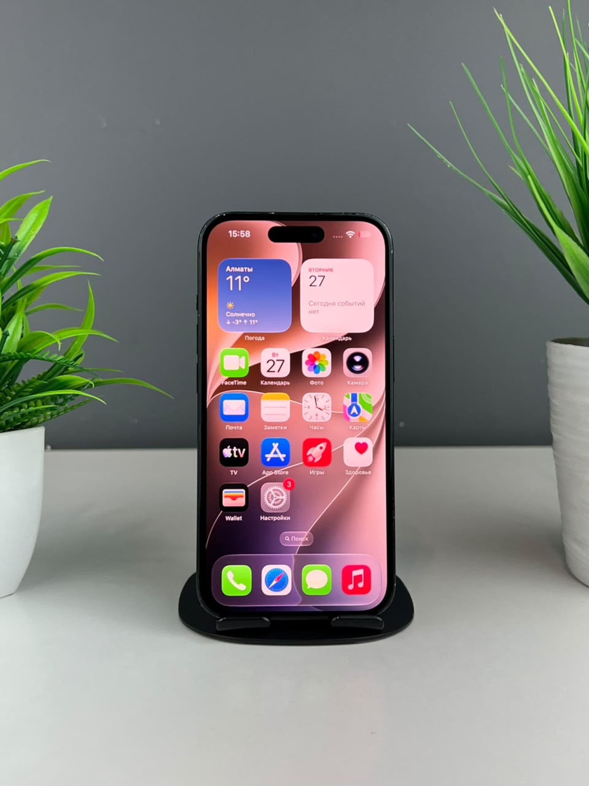 iPhone 15, 128 ГБ, Черный — фото 3