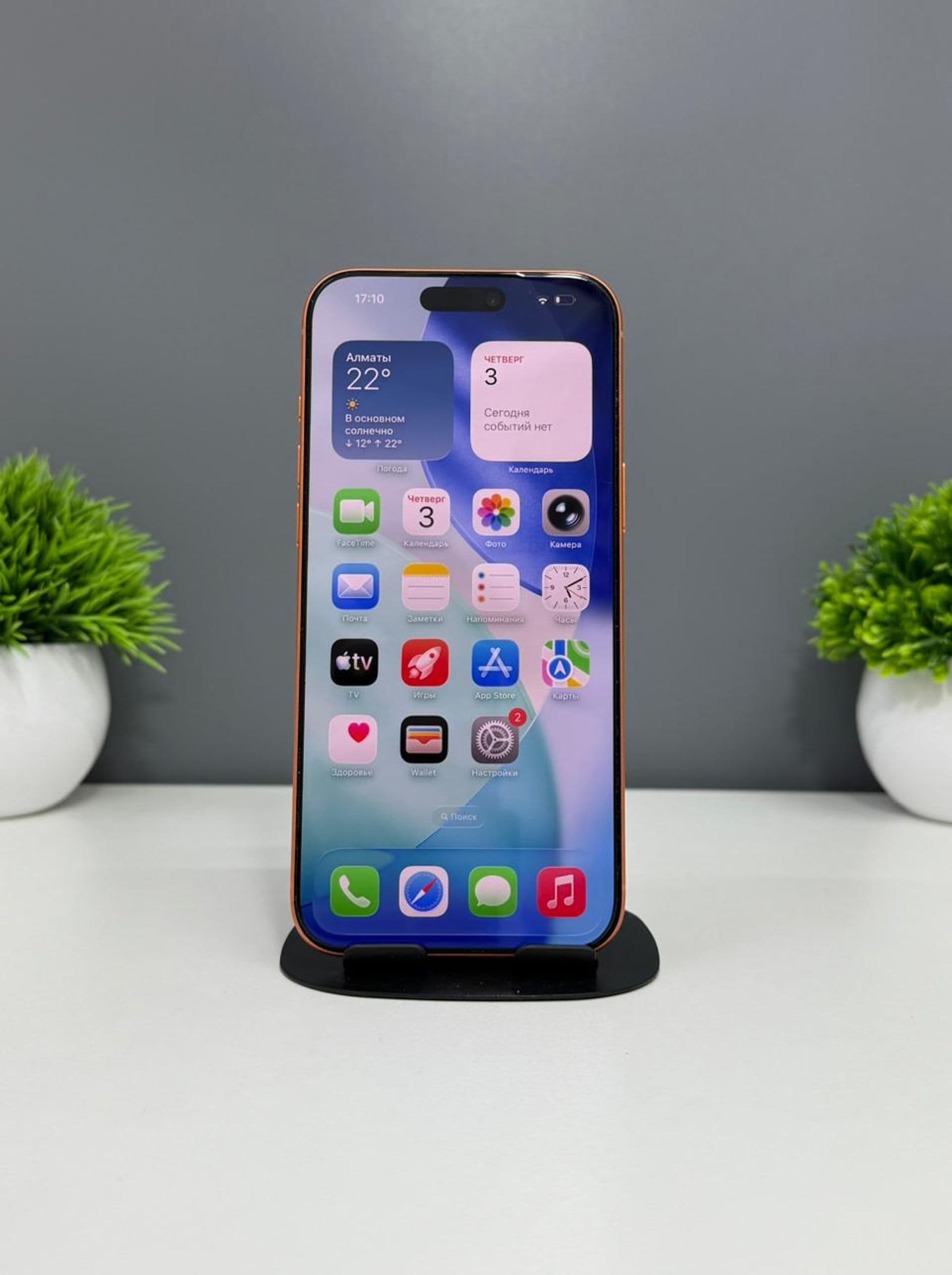 iPhone 17 Pro Max, 256 ГБ, Оранжевый — фото 2