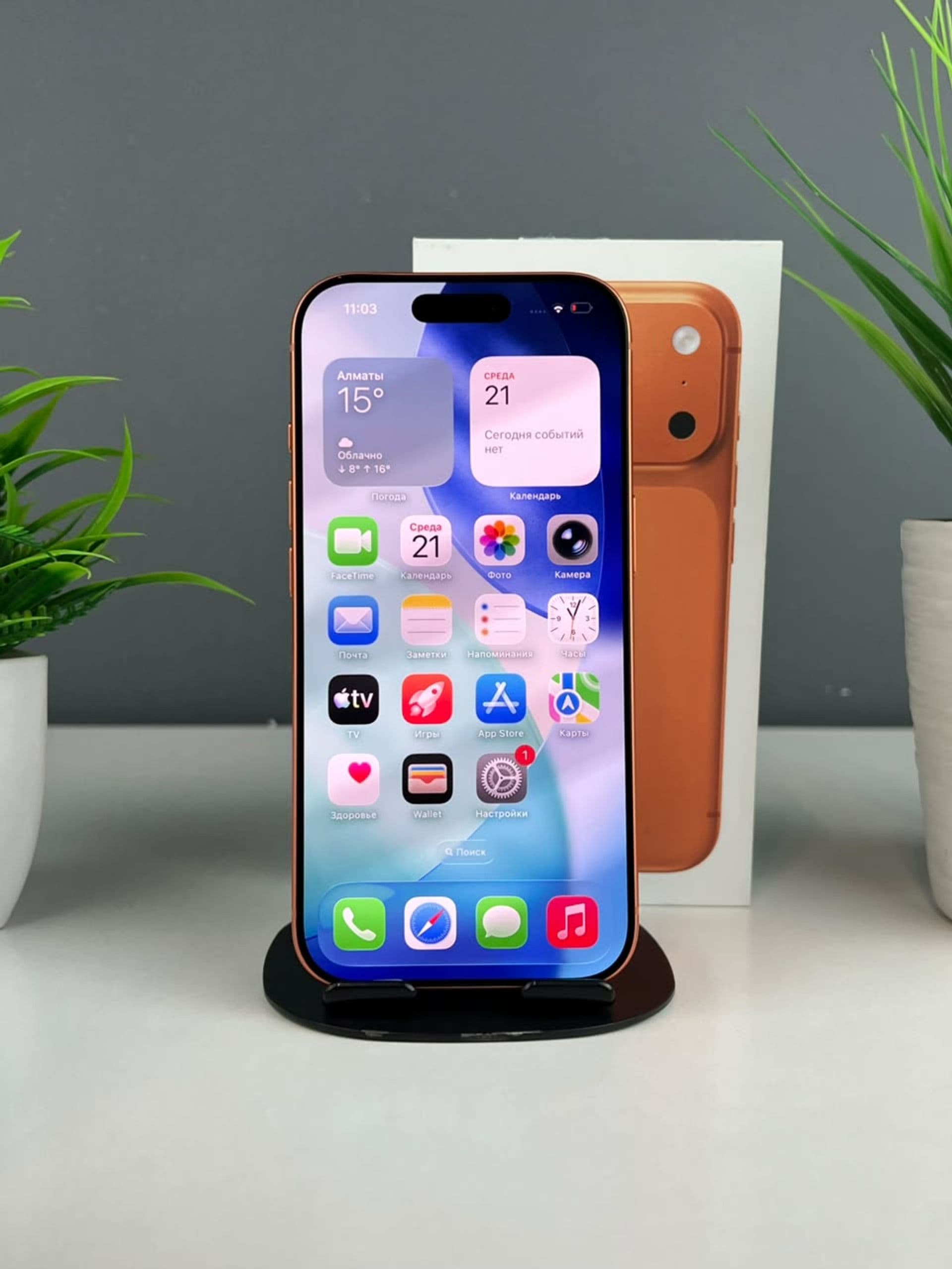 iPhone 17 Pro, 256 ГБ, Оранжевый — фото 3