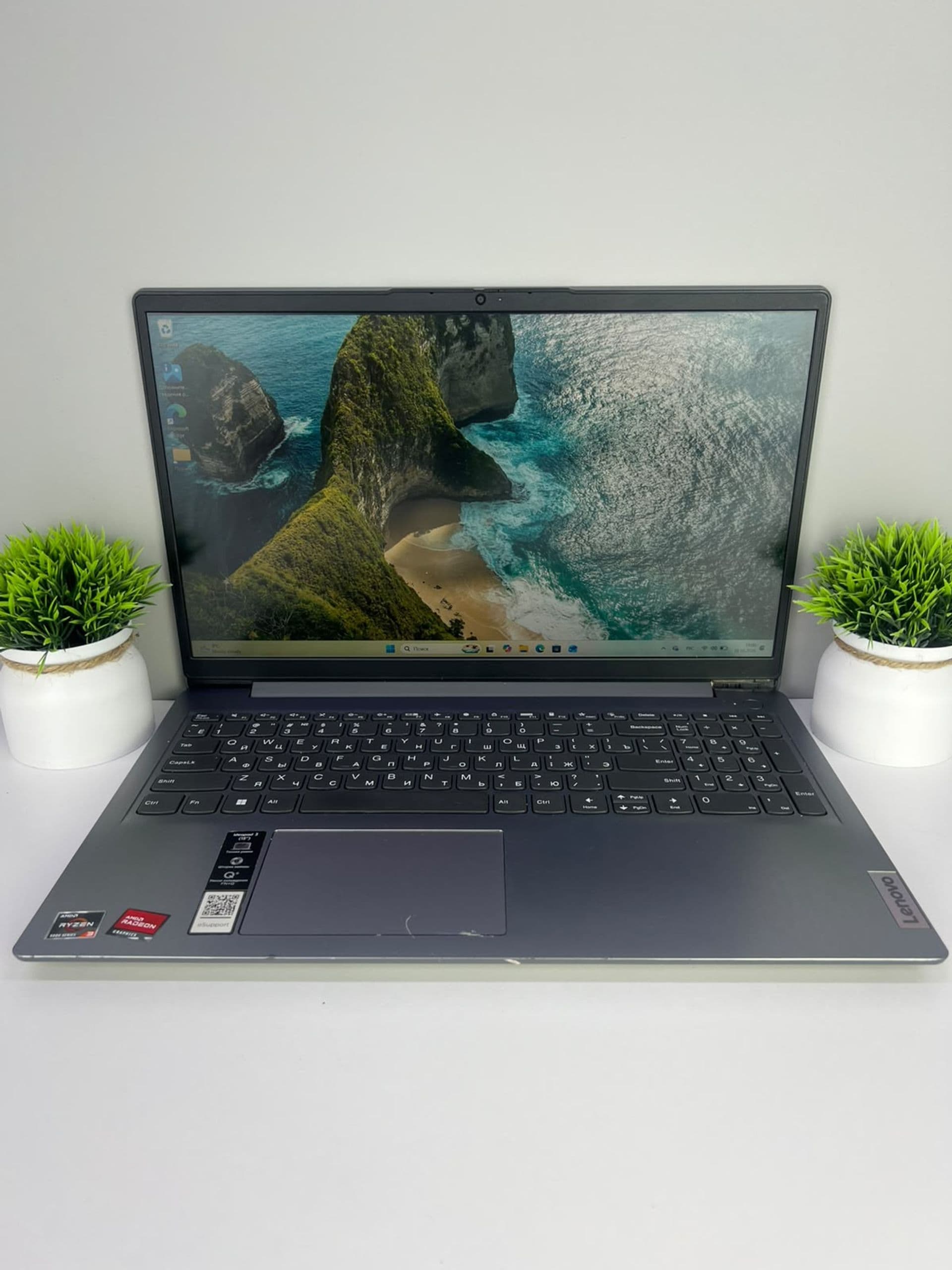 Lenovo Ryzen 3, 8 ГБ / 128 ГБ, 15.4″, Сұр — фото 2