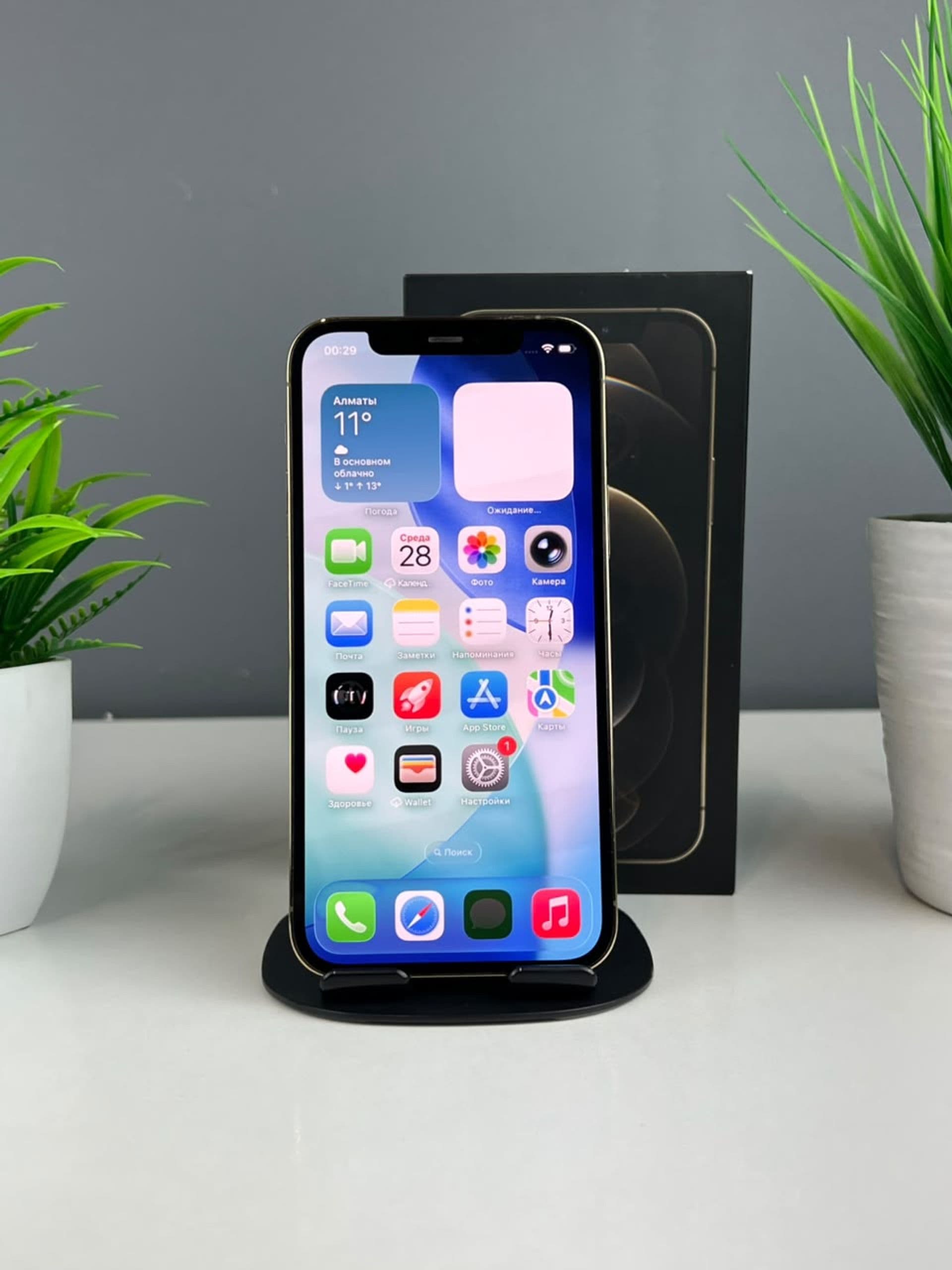 iPhone 12 Pro, 128 ГБ, Золотистый — фото 3