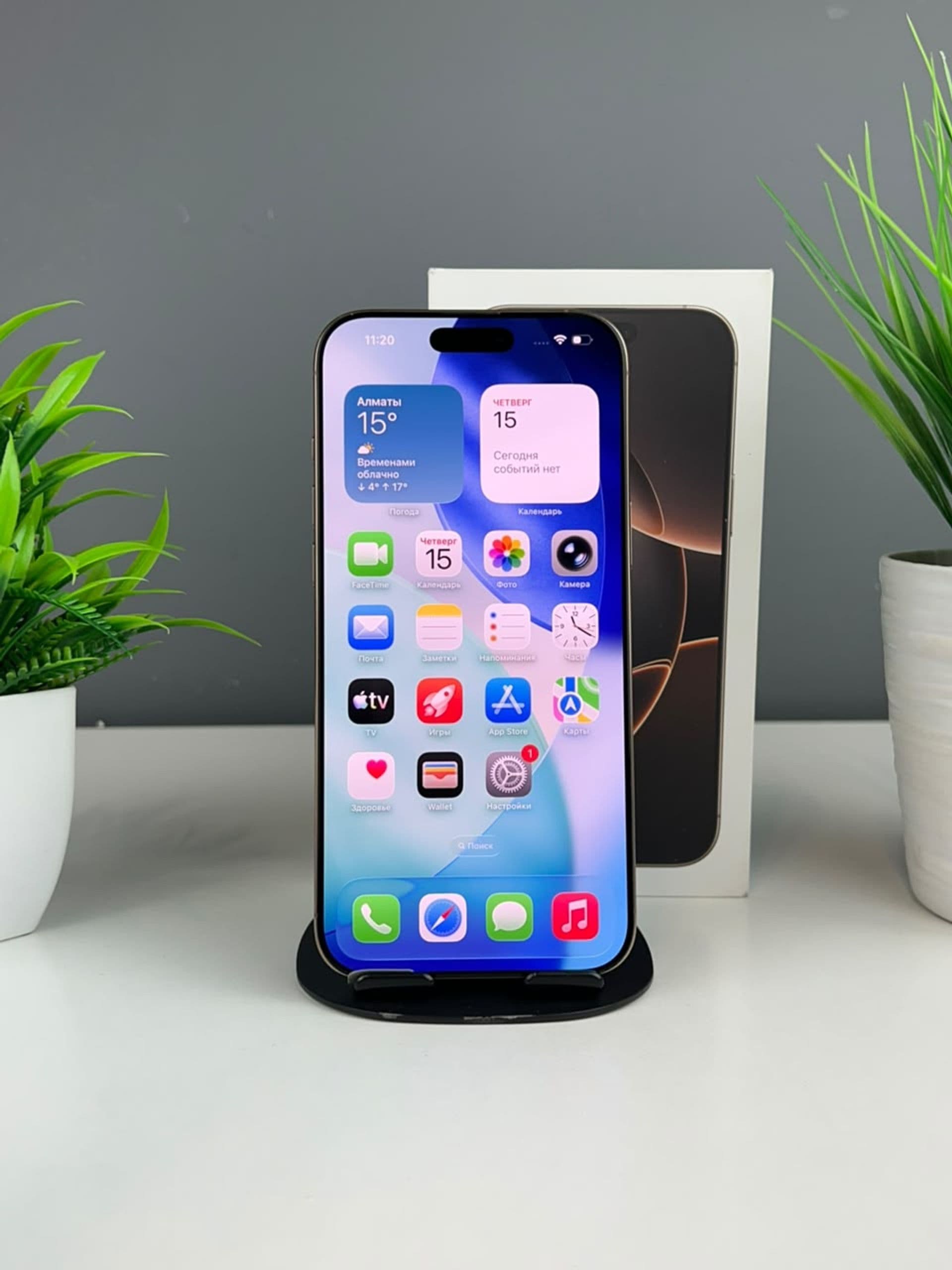 iPhone 16 Pro Max, 256 ГБ, Серый — фото 3