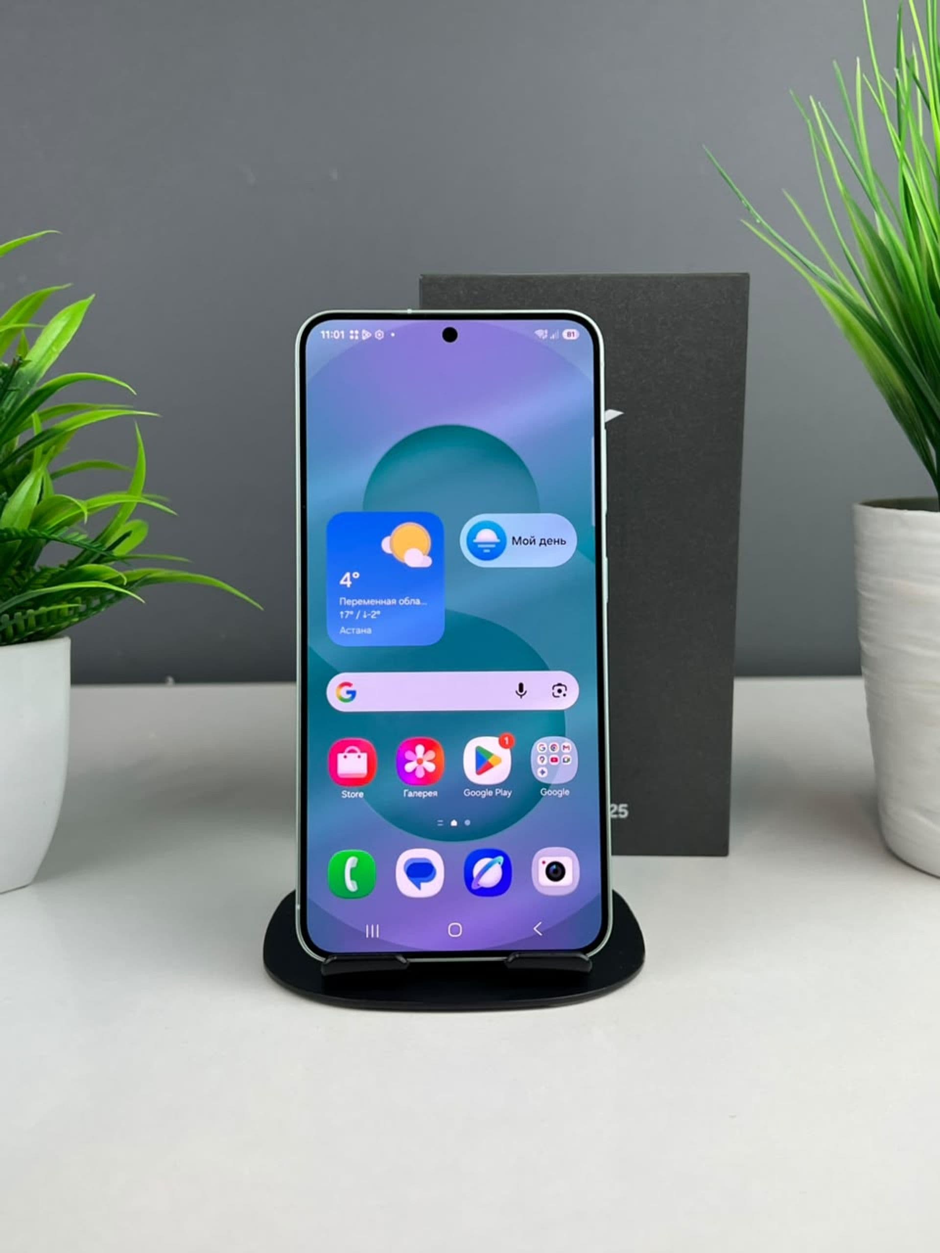 Samsung Galaxy S25 5G, 256 ГБ, Зеленый — фото 3