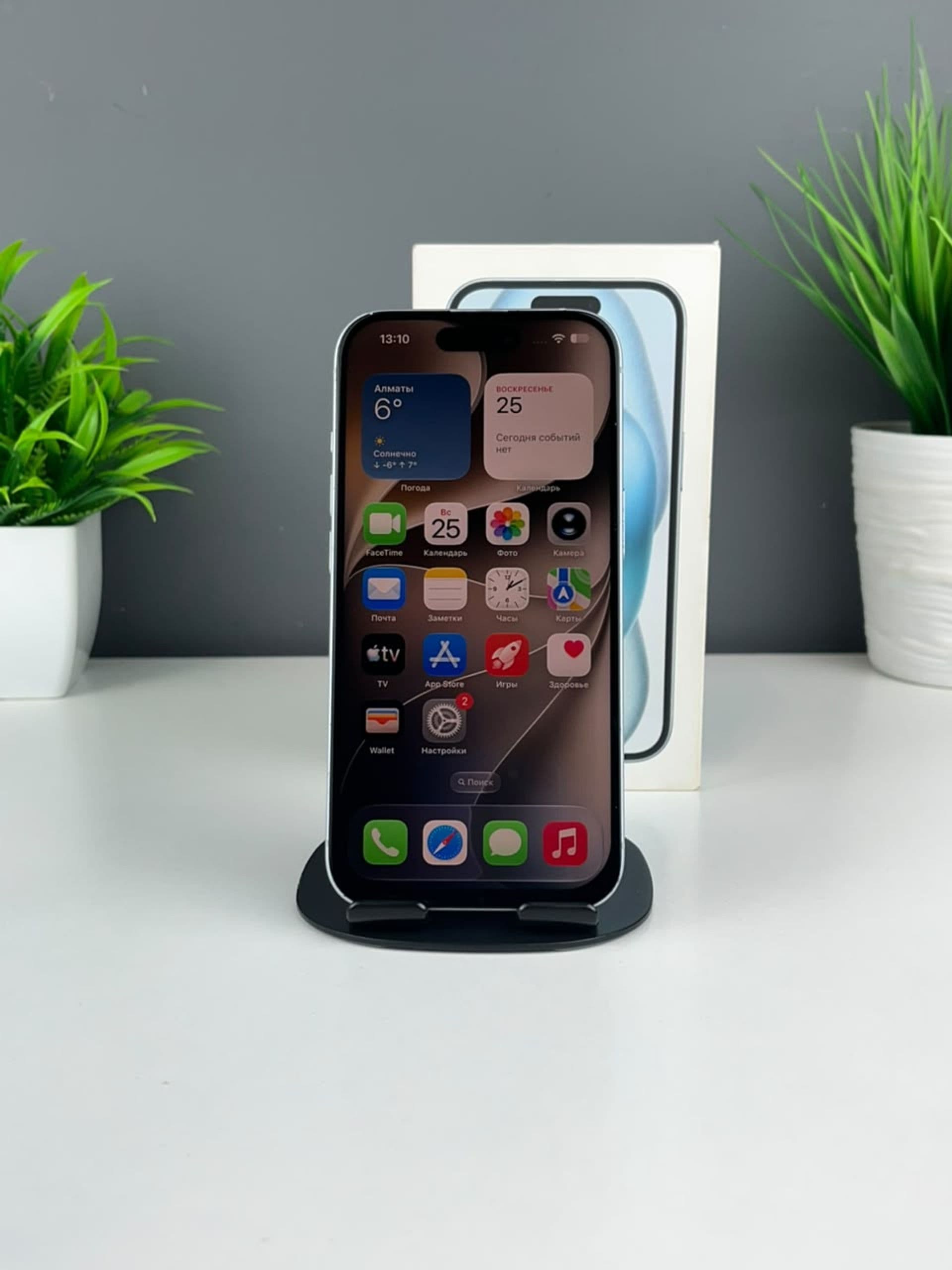 iPhone 15, 128 ГБ, Голубой — фото 3