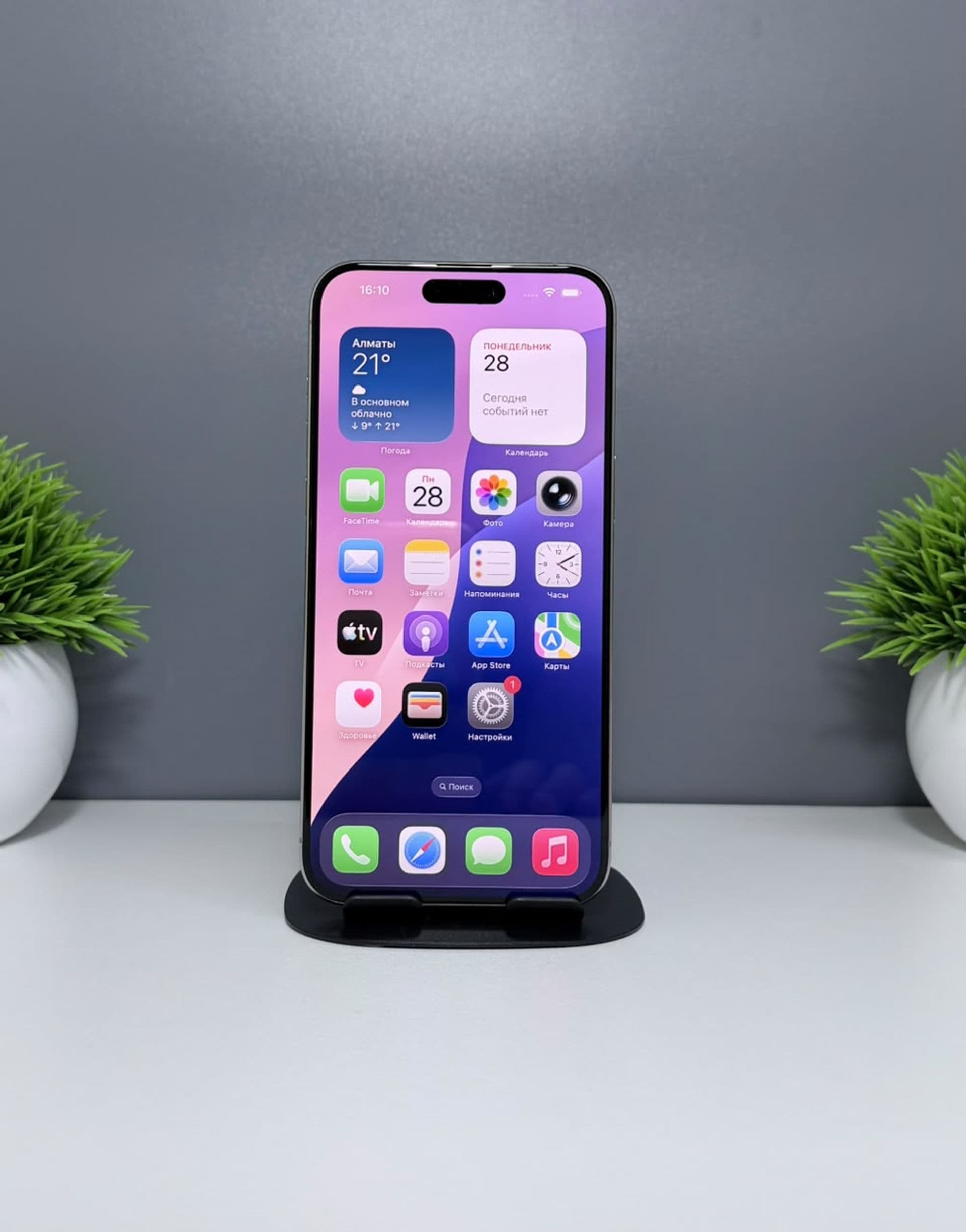 iPhone 15 Pro Max, 256 ГБ, Серебристый — фото 2