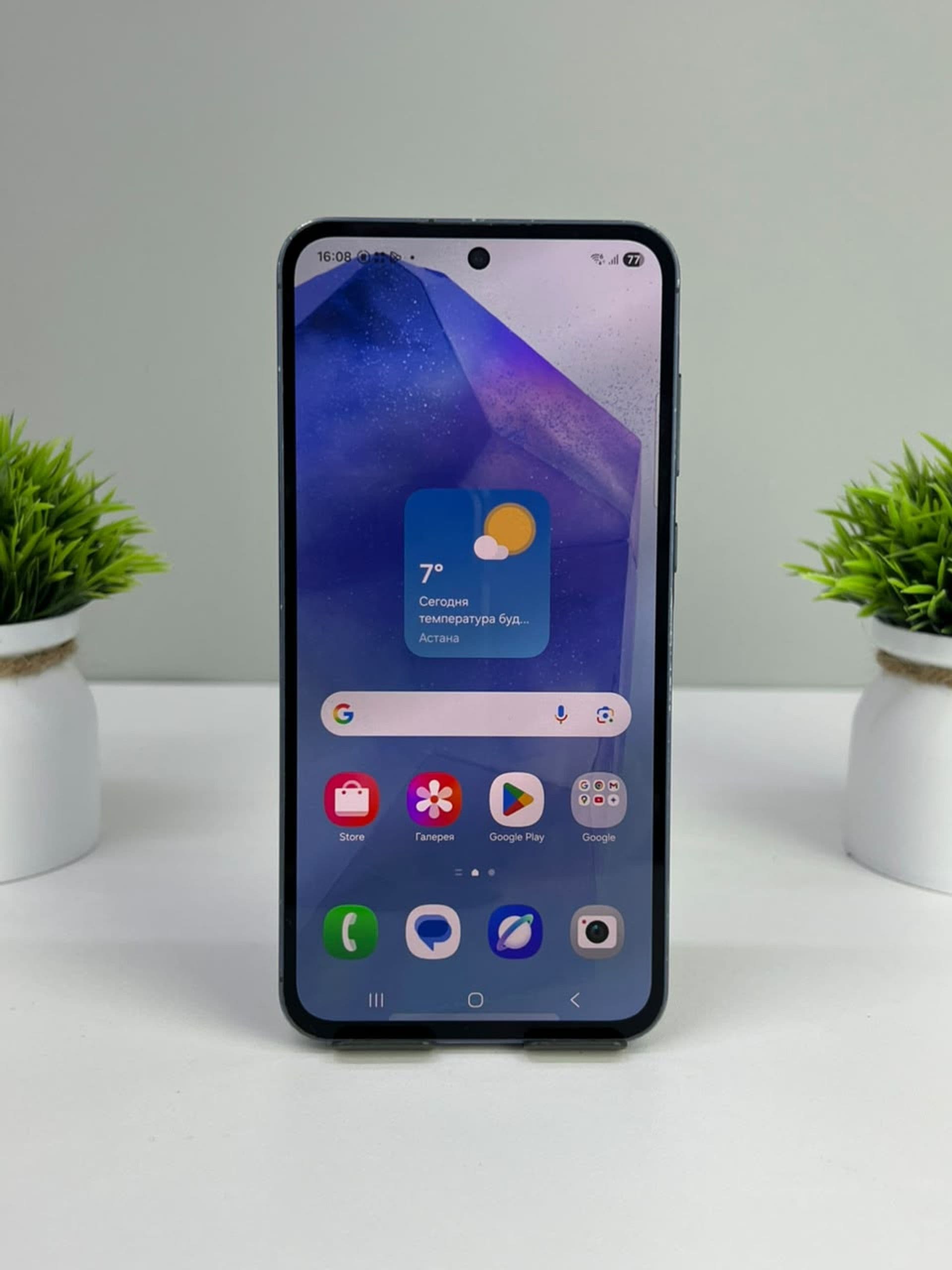 Samsung Galaxy A55 5G, 128 ГБ, Синий — фото 2