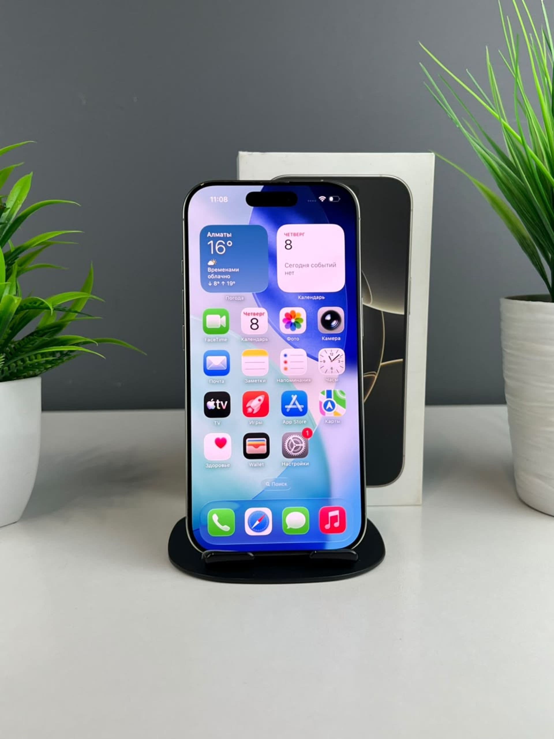 iPhone 16 Pro, 256 ГБ, Серый — фото 3