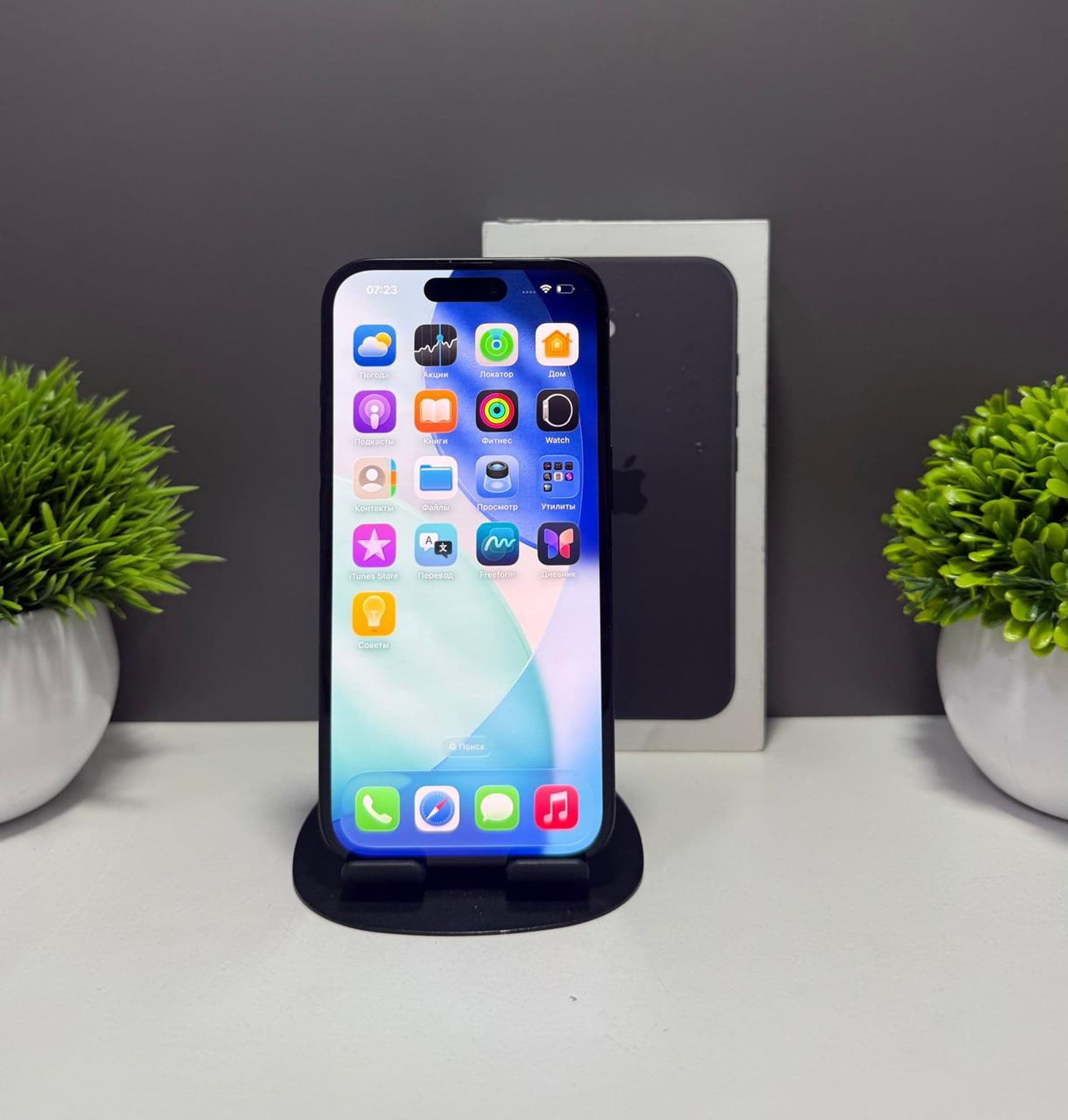 iPhone 16, 128 ГБ, Қара — фото 2